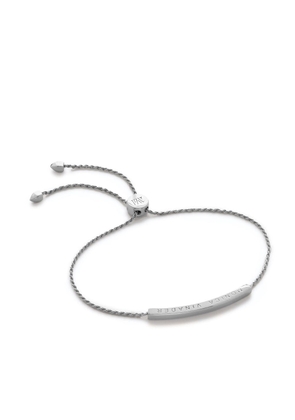 Monica Vinader mini Linear friendship bracelet - Silver