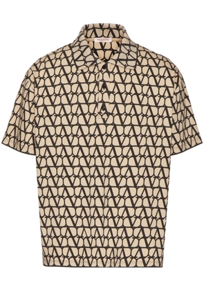 Valentino Garavani Toile Iconographe cotton polo shirt - Neutrals