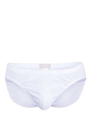 Hanro elasticated-waist cotton briefs - White