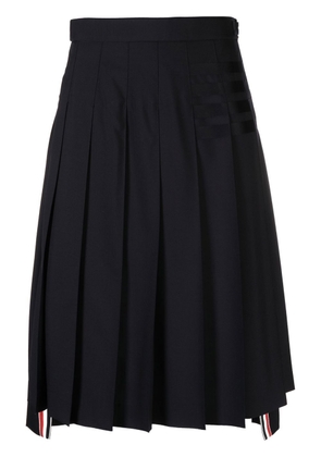 Thom Browne mid-length pleated skirt - Blue