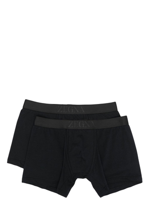 Zegna logo-waistband boxers set of 2 - Black