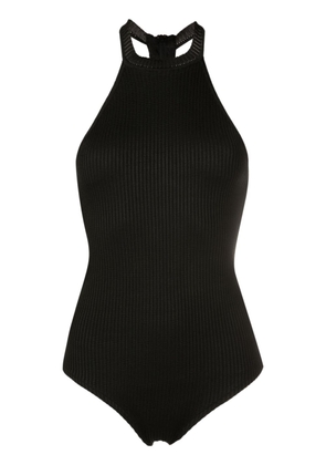 Osklen halterneck sleeveless swimsuit - Black