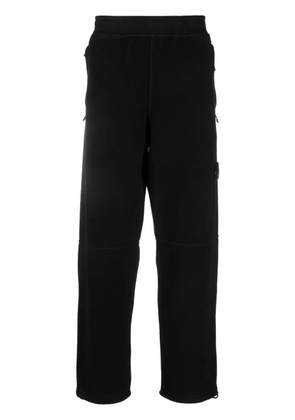 Stone Island Compass-badge fleece trousers - Black