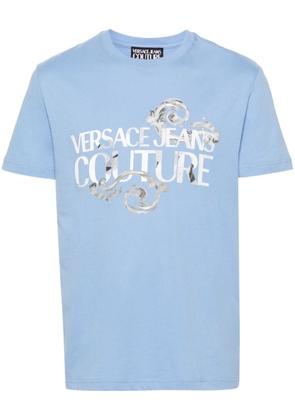Versace Jeans Couture logo-print cotton T-shirt - Blue