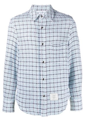 Thom Browne long-sleeve button-fastening shirt - White