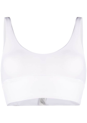 lululemon sleeveless stretch cropped top - White