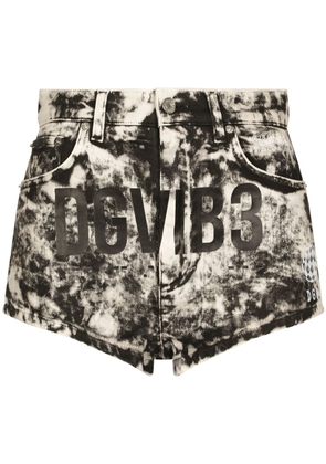 Dolce & Gabbana DGVIB3 logo-print cotton shorts - Black