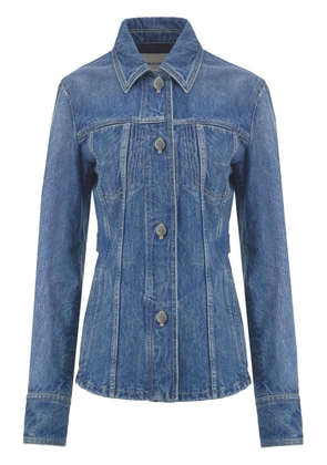 Ferragamo slim-cut cotton denim jacket - Blue