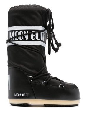 Moon Boot Icon panelled waterproof boots - Black