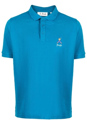 Pringle of Scotland Geometric George Golf polo shirt - Blue