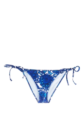 La DoubleJ triangle bikini bottom - Blue