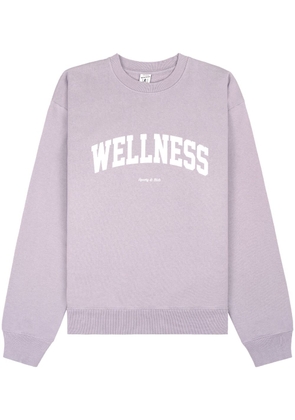 Sporty & Rich Wellness cotton sweatshirt - Purple