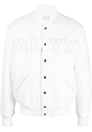 1017 ALYX 9SM logo patch-detail cotton bomber - White