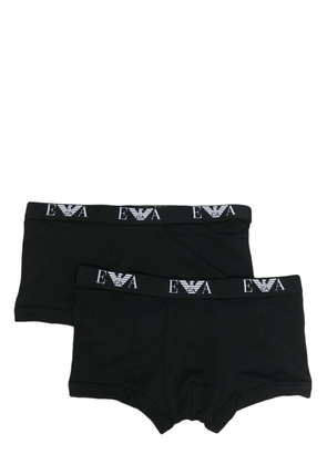 Emporio Armani logo-waistband boxers - Black