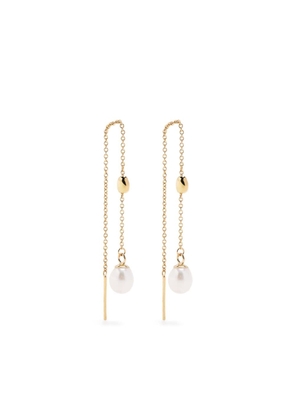 THE ALKEMISTRY 18kt yellow gold Threader pearl earring