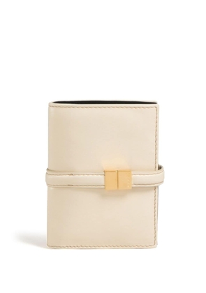 Marni Prisma bi-fold leather wallet - Neutrals