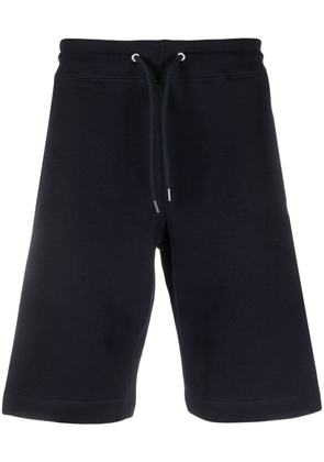 PS Paul Smith Zebra-patch organic-cotton track shorts - Blue