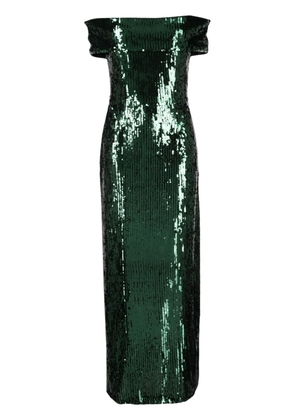 Galvan London Glencoe sequin-embellished dress - Green