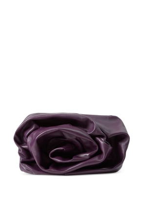 Burberry Rose leather clutch - Purple