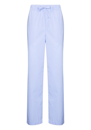 TEKLA straight-leg pajama bottoms - Blue