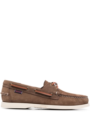 Sebago suede boat shoes - Brown