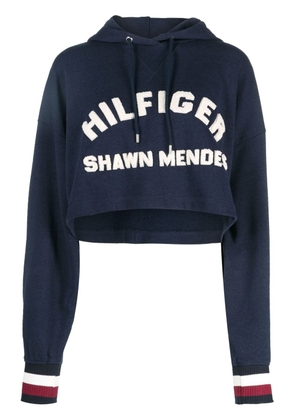 Tommy Hilfiger x Shawn Mendes cropped hoodie - Blue
