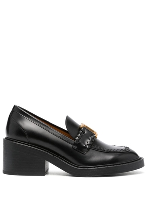Chloé Marcie leather loafers - Black