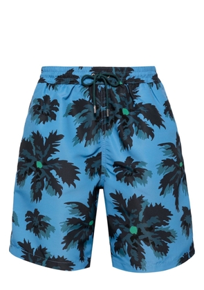 Paul Smith Palmera-print swim shorts - Blue