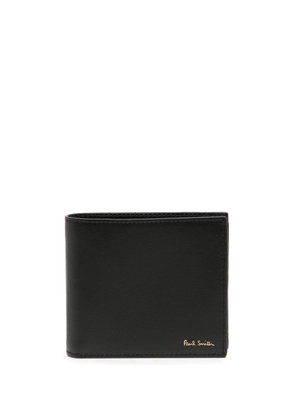 Paul Smith dragon-print bi-fold leather wallet - Black