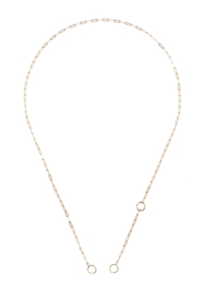 Marla Aaron 14kt yellow gold Square Link chain necklace