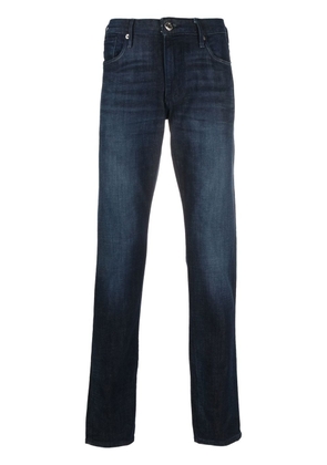 Emporio Armani mid-rise straight-leg jeans - Blue