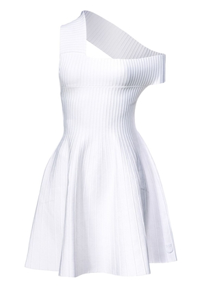 PINKO one-shoulder flared minidress - White