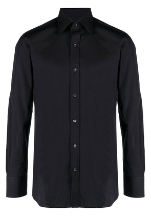TOM FORD long-sleeve cotton shirt - Black