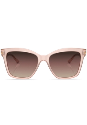 Bvlgari square-shape gradient-lenses sunglasses - Pink