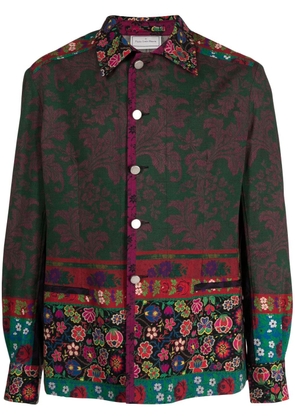 Pierre-Louis Mascia floral-print jacket - Brown