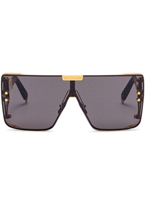Balmain Eyewear Wonder Boy geometric-frame sunglasses - Black