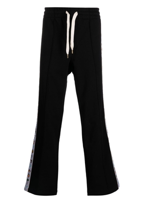 Casablanca embroidered cotton track pants - Black