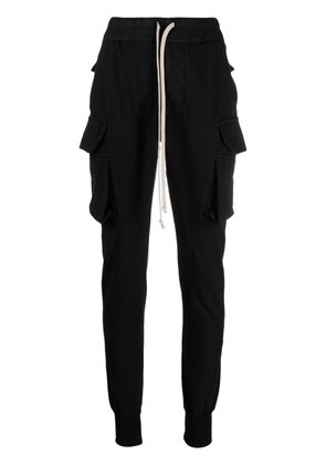 Rick Owens DRKSHDW drawstring cotton cargo trousers - Black