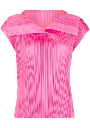 Pleats Please Issey Miyake Monthly Colors July pleated top - Pink