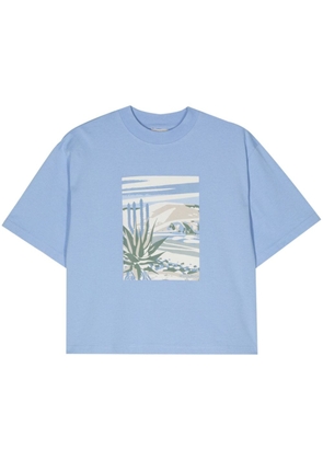 Woolrich graphic-print cotton T-shirt - Blue