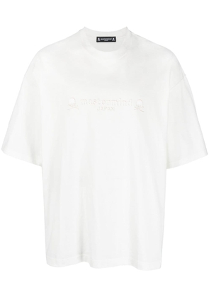 Mastermind Japan logo-print cotton T-shirt - White