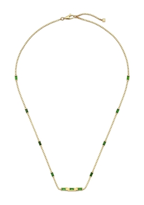 Gucci 18kt yellow gold Link to Love tourmaline necklace