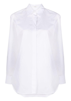 The Row pointed-collar long-sleeve shirt - White