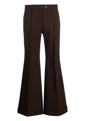 Acne Studios mid-rise flared trousers - Brown