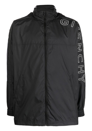 Givenchy long-sleeve logo-print jacket - Black