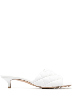 Bottega Veneta square open-toe sandals - White