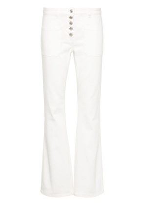 Courrèges Multiflex bootcut jeans - White