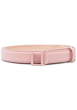 Acne Studios leather buckle belt - Pink