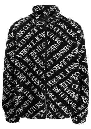 Versace Jeans Couture logo-print bomber jacket - Black