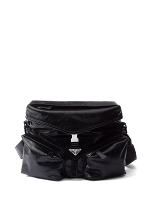 Prada leather shoulder bag - Black